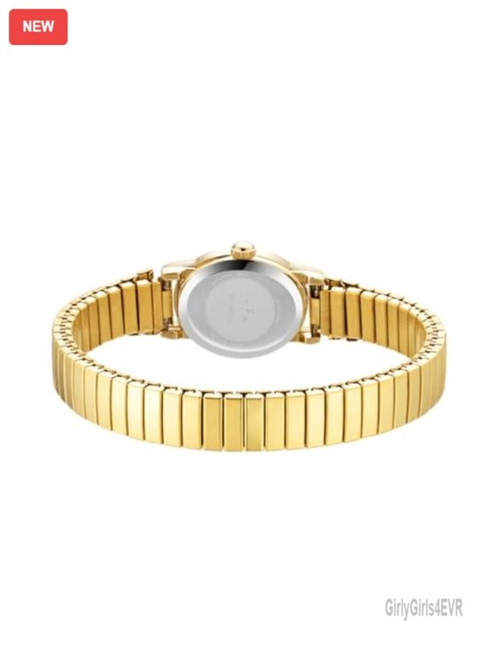 Small Gold Watches for Women Easy Reader Analog Quartz Stainless Steel main image 3